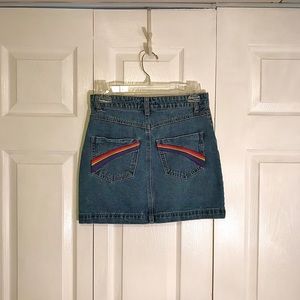 Forever 21 mini denim skirt